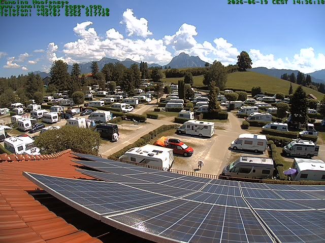 Archiv Foto Webcam Blick auf den Campingplatz am Hopfensee