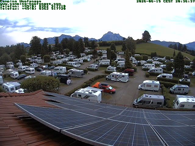 Archiv Foto Webcam Blick auf den Campingplatz am Hopfensee