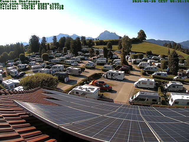Archiv Foto Webcam Blick auf den Campingplatz am Hopfensee