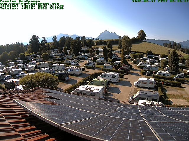 Archiv Foto Webcam Blick auf den Campingplatz am Hopfensee