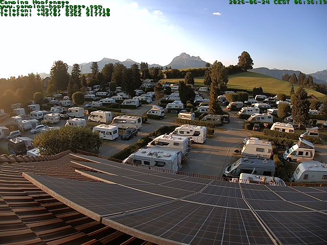 Archived image Webcam Campsite Hopfensee