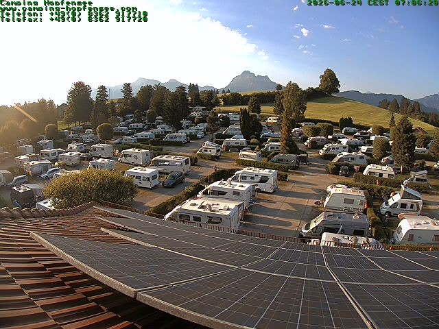 Archived image Webcam Campsite Hopfensee
