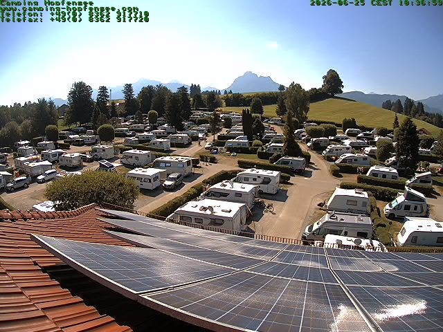 Archiv Foto Webcam Blick auf den Campingplatz am Hopfensee