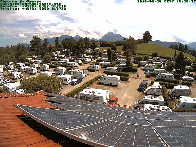 Archiv Foto Webcam Blick auf den Campingplatz am Hopfensee