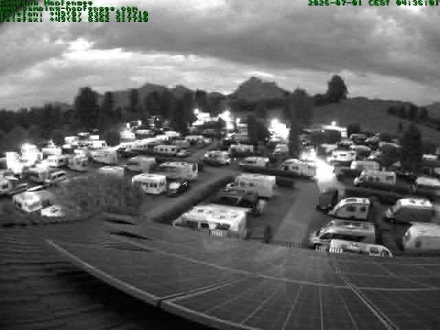 Archiv Foto Webcam Blick auf den Campingplatz am Hopfensee