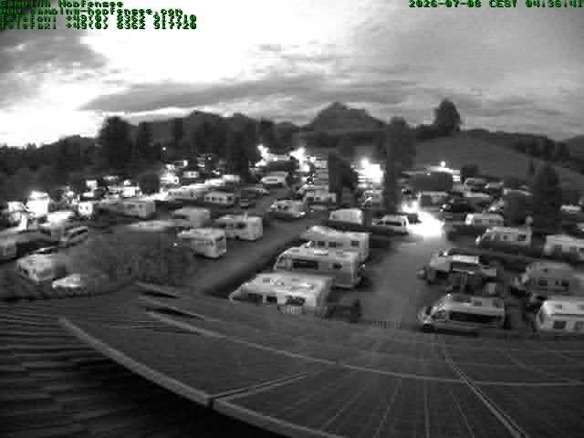 Archiv Foto Webcam Blick auf den Campingplatz am Hopfensee