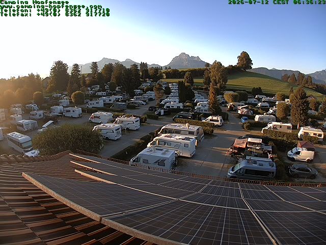 Archived image Webcam Campsite Hopfensee