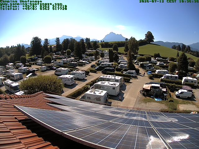 Archived image Webcam Campsite Hopfensee
