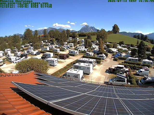 Archived image Webcam Campsite Hopfensee