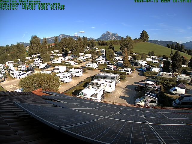 Archived image Webcam Campsite Hopfensee