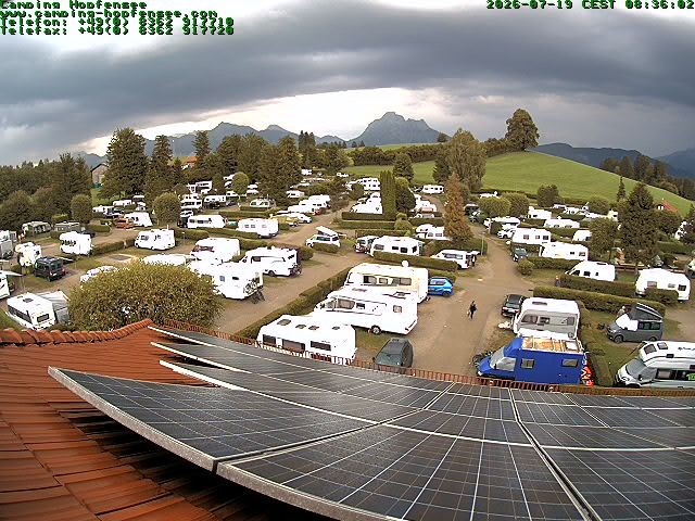 Archived image Webcam Campsite Hopfensee