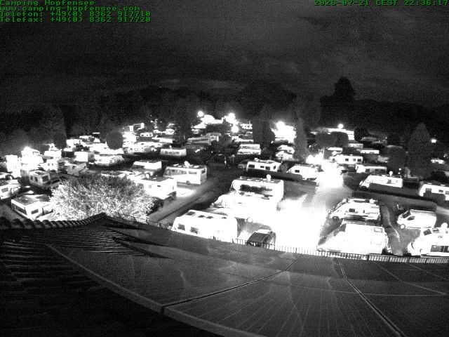 Archiv Foto Webcam Blick auf den Campingplatz am Hopfensee