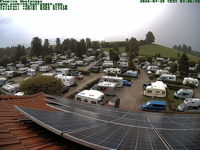Archiv Foto Webcam Blick auf den Campingplatz am Hopfensee