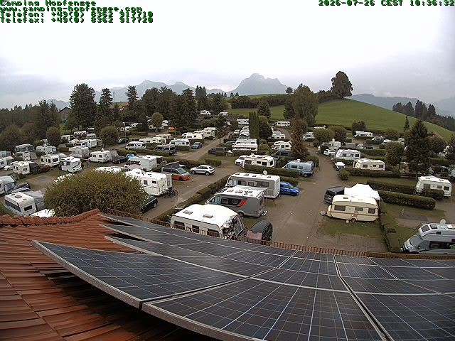 Archiv Foto Webcam Blick auf den Campingplatz am Hopfensee