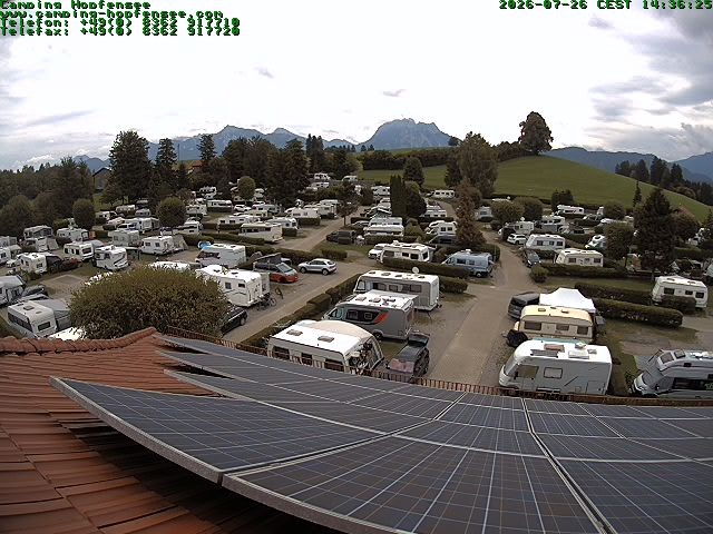 Archiv Foto Webcam Blick auf den Campingplatz am Hopfensee