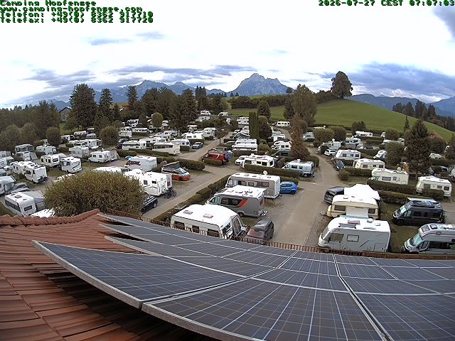 Archived image Webcam Campsite Hopfensee