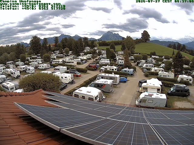 Archived image Webcam Campsite Hopfensee
