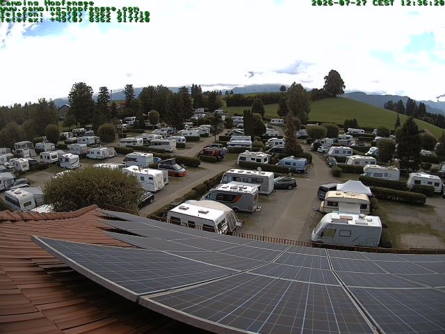 Archiv Foto Webcam Blick auf den Campingplatz am Hopfensee