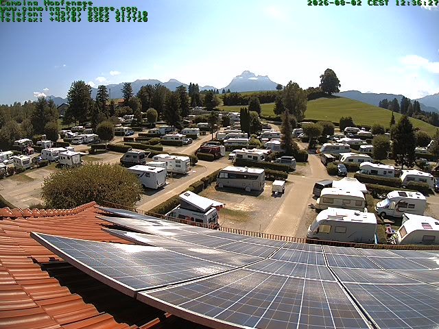 Archived image Webcam Campsite Hopfensee