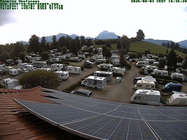 Archiv Foto Webcam Blick auf den Campingplatz am Hopfensee