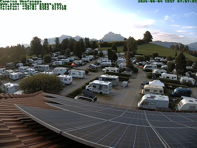 Archiv Foto Webcam Blick auf den Campingplatz am Hopfensee