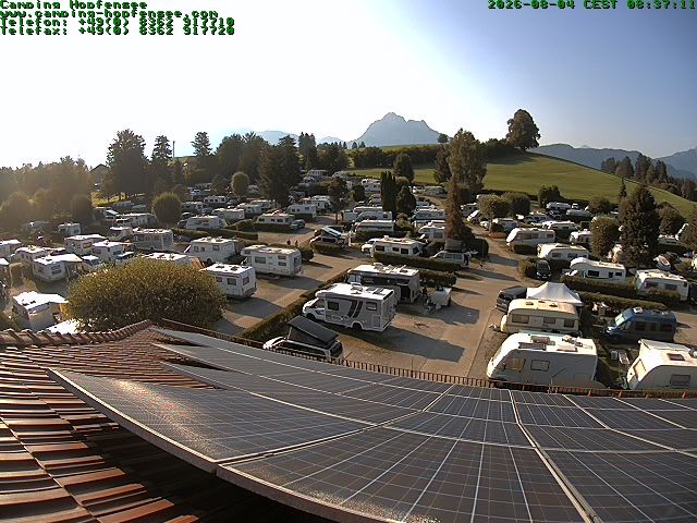 Archiv Foto Webcam Blick auf den Campingplatz am Hopfensee