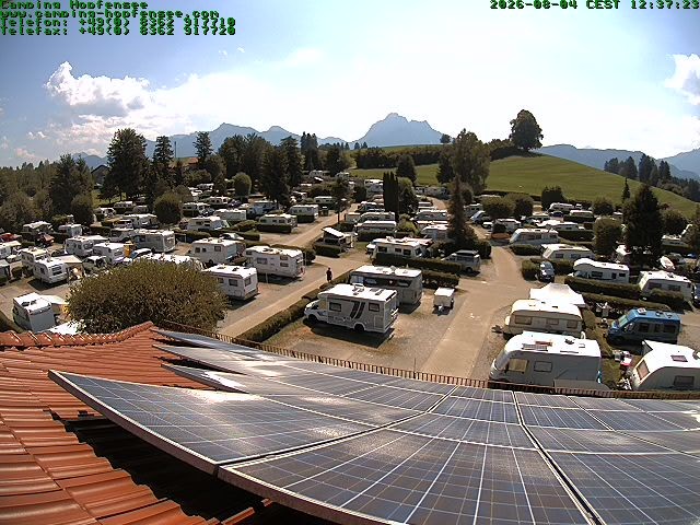 Archiv Foto Webcam Blick auf den Campingplatz am Hopfensee