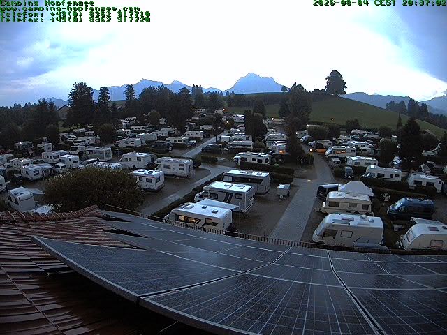 Archiv Foto Webcam Blick auf den Campingplatz am Hopfensee
