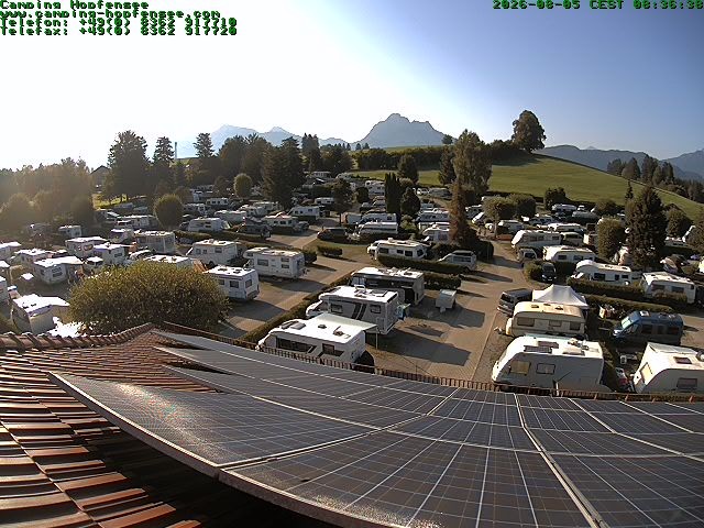 Archiv Foto Webcam Blick auf den Campingplatz am Hopfensee