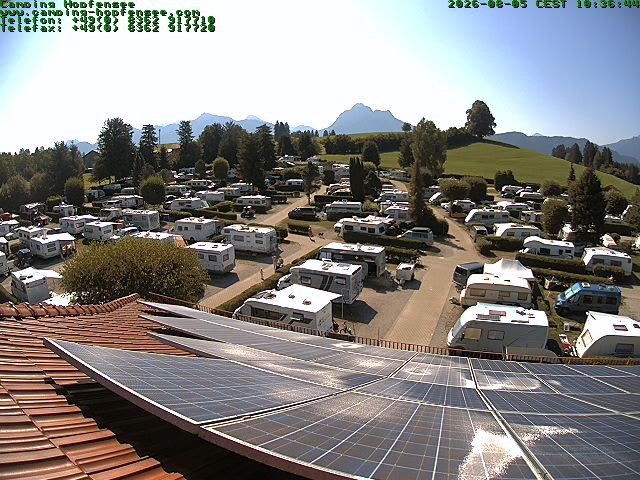 Archiv Foto Webcam Blick auf den Campingplatz am Hopfensee