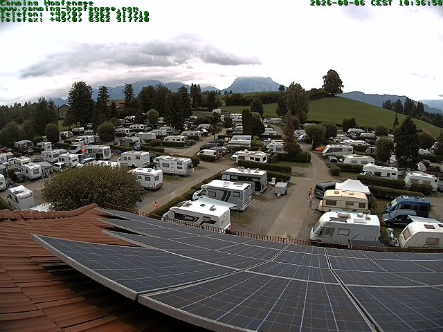 Archiv Foto Webcam Blick auf den Campingplatz am Hopfensee