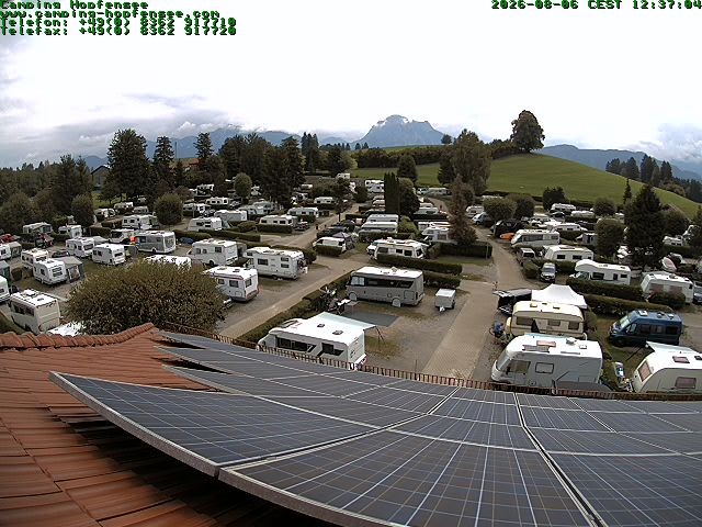 Archiv Foto Webcam Blick auf den Campingplatz am Hopfensee