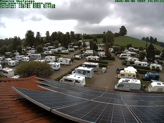 Archiv Foto Webcam Blick auf den Campingplatz am Hopfensee