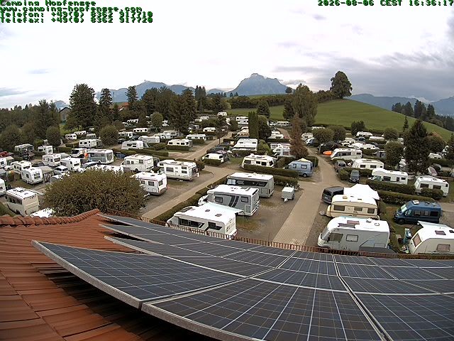 Archiv Foto Webcam Blick auf den Campingplatz am Hopfensee