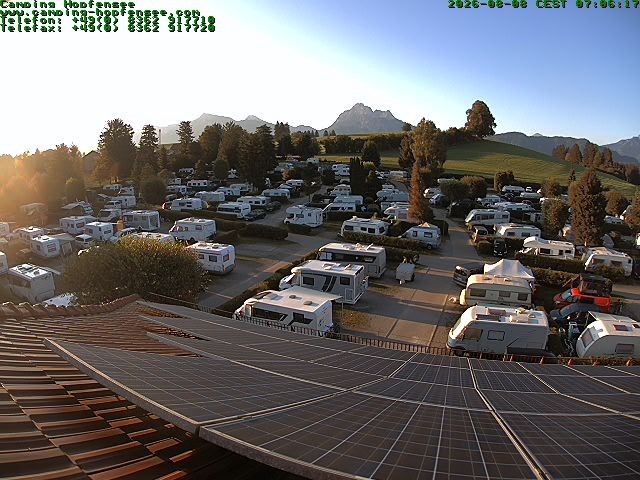 Archiv Foto Webcam Blick auf den Campingplatz am Hopfensee