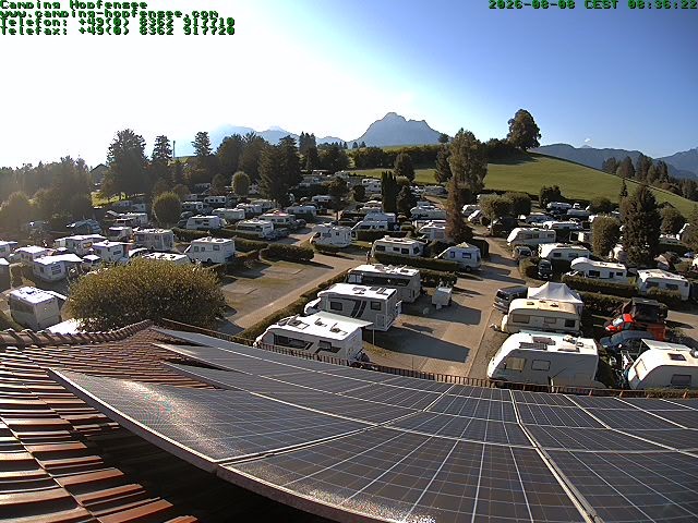 Archiv Foto Webcam Blick auf den Campingplatz am Hopfensee
