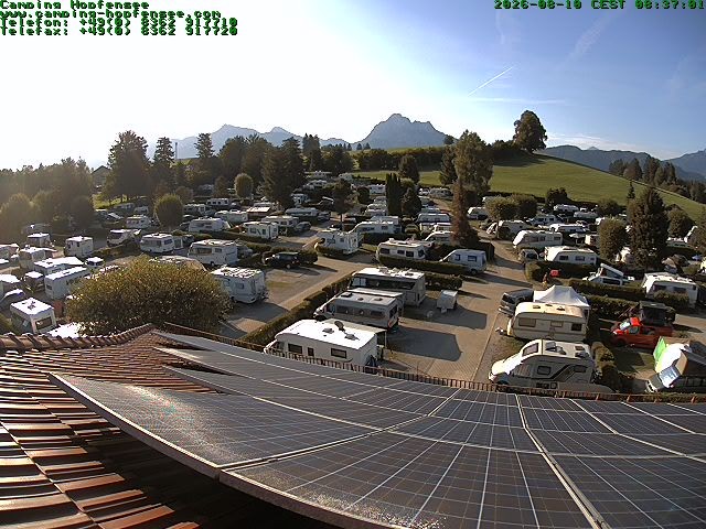 Archiv Foto Webcam Blick auf den Campingplatz am Hopfensee