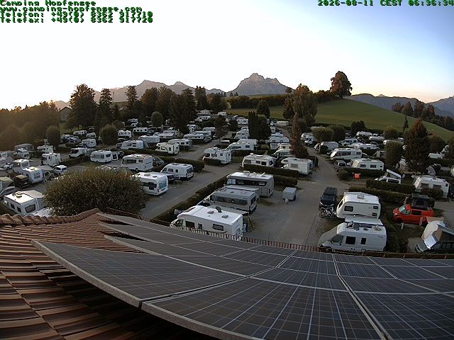 Archiv Foto Webcam Blick auf den Campingplatz am Hopfensee