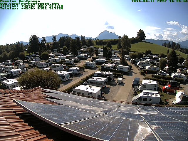 Archiv Foto Webcam Blick auf den Campingplatz am Hopfensee