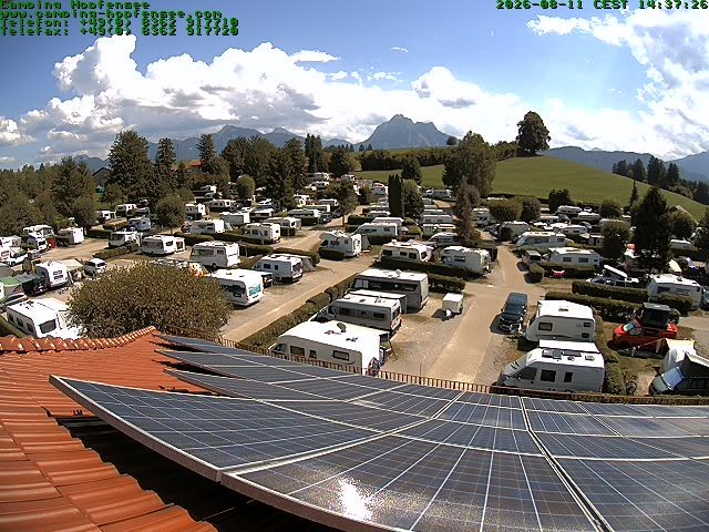 Archiv Foto Webcam Blick auf den Campingplatz am Hopfensee