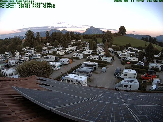 Archiv Foto Webcam Blick auf den Campingplatz am Hopfensee