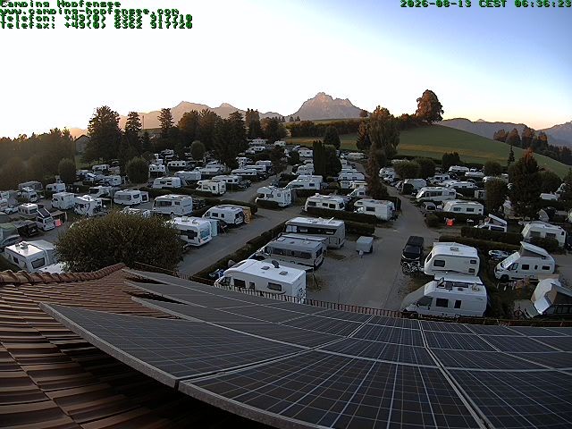 Archiv Foto Webcam Blick auf den Campingplatz am Hopfensee