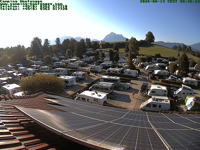 Archiv Foto Webcam Blick auf den Campingplatz am Hopfensee