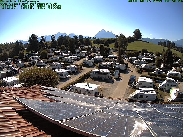Archiv Foto Webcam Blick auf den Campingplatz am Hopfensee