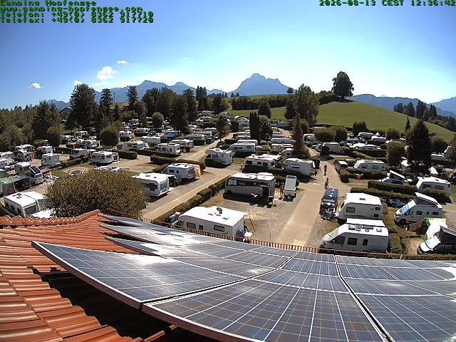 Archiv Foto Webcam Blick auf den Campingplatz am Hopfensee