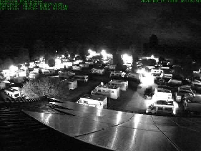 Archiv Foto Webcam Blick auf den Campingplatz am Hopfensee