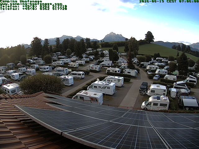 Archiv Foto Webcam Blick auf den Campingplatz am Hopfensee