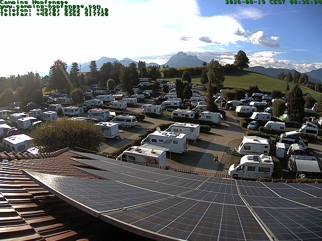 Archiv Foto Webcam Blick auf den Campingplatz am Hopfensee