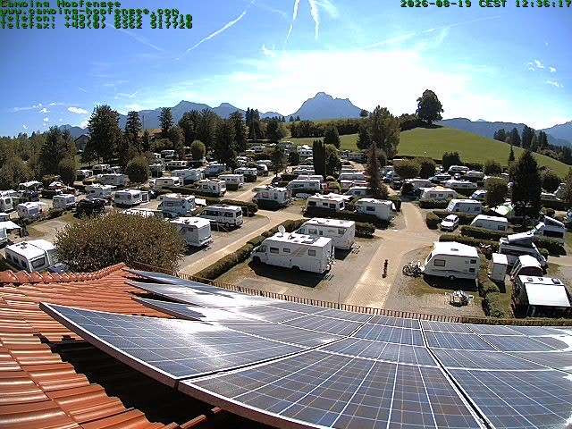 Archiv Foto Webcam Blick auf den Campingplatz am Hopfensee