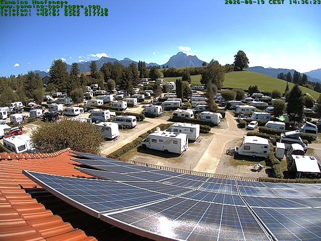 Archiv Foto Webcam Blick auf den Campingplatz am Hopfensee